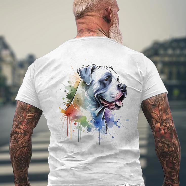 Dogo Argentino T-Shirt mit Rückendruck Geschenke für alte Männer