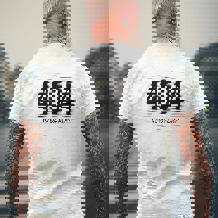 Errore 404 Pagina Non Trovata Link Rotto Costume Grafico T-shirt da uomo con stampa posteriore Regalos para ancianos