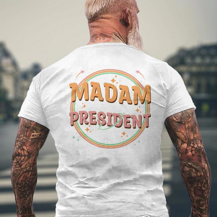 Frau Präsidentin 2024 Süße Damen Kamala Harris T-Shirt mit Rückendruck Geschenke für alte Männer