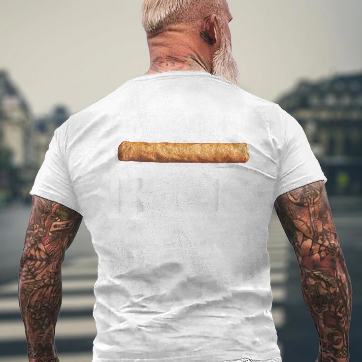 Frikandel King Holland Netherlands Orange S T-Shirt mit Rückendruck Geschenke für alte Männer