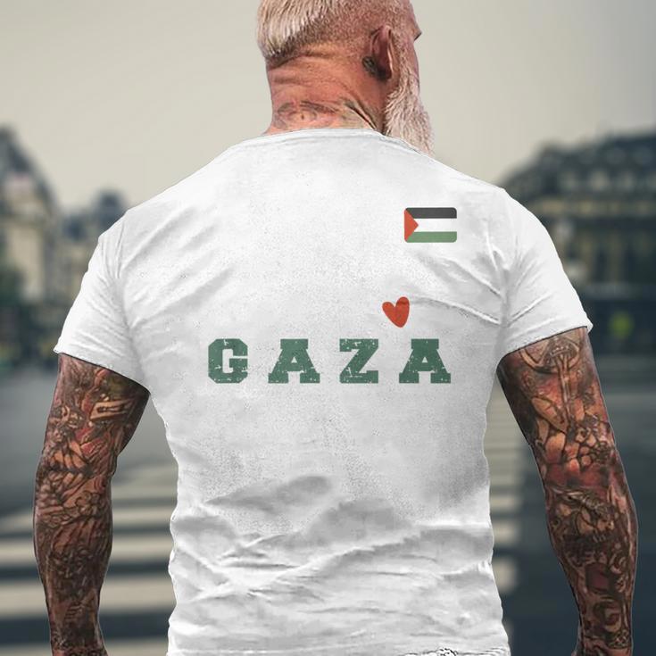 Gaza Stripe T-Shirt mit Rückendruck Geschenke für alte Männer