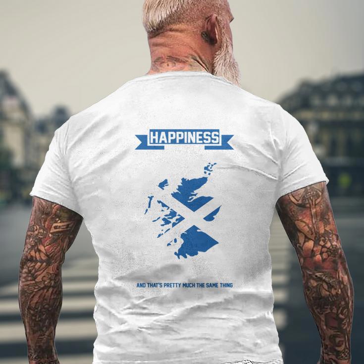 Glück Können Sie Go To Scotland Long-Sleeved T-Shirt mit Rückendruck Geschenke für alte Männer