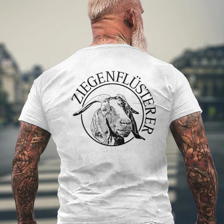 Goat Whisperer Burenziegen Goat Boyfriend T-Shirt mit Rückendruck Geschenke für alte Männer