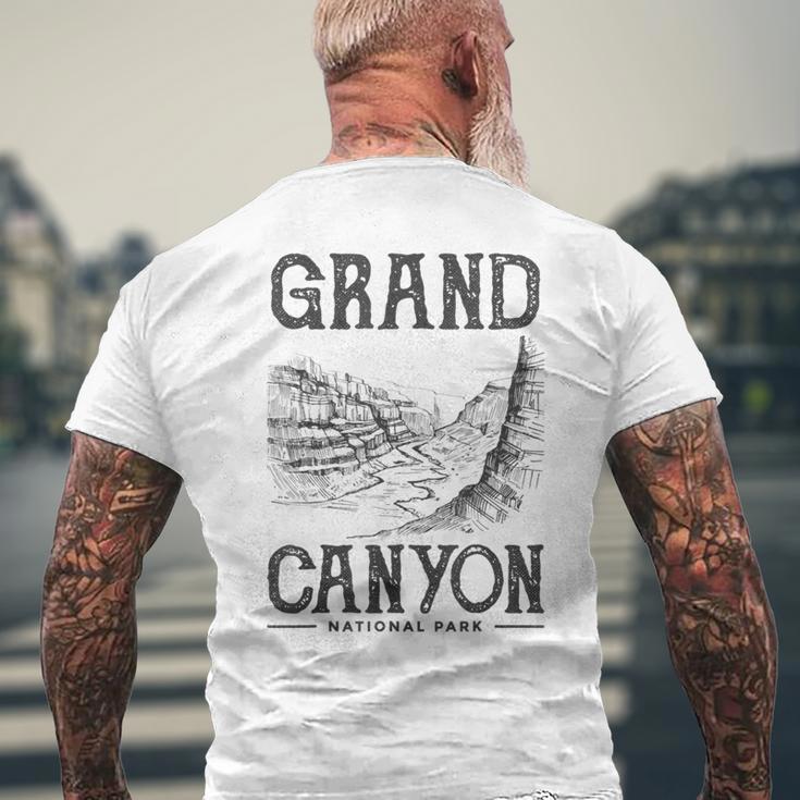 Grand Canyon Npintage Souvenir Gray T-Shirt mit Rückendruck Geschenke für alte Männer