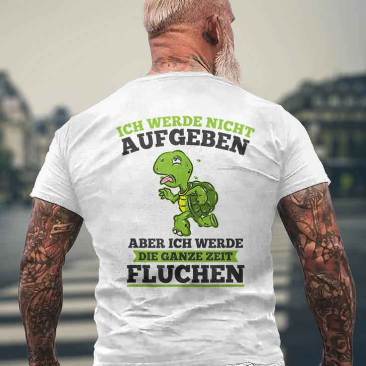 Ich Werde Nicht Abgeben Aber Sicken T-Shirt mit Rückendruck Geschenke für alte Männer