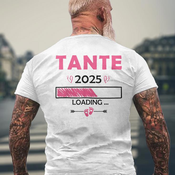 Ich Werde Tante 2025 T-Shirt mit Rückendruck Geschenke für alte Männer