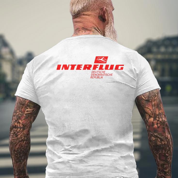 Interflug T-Shirt mit Rückendruck Geschenke für alte Männer