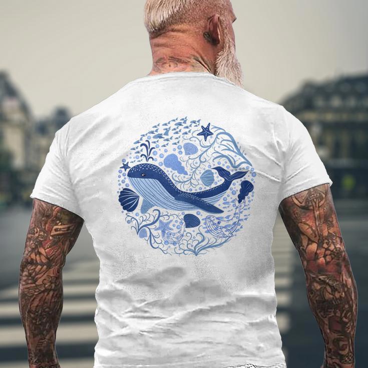 La Ballena Amante De Los Animales Amante De La Naturaleza Animal Marino Sin Mangas Camiseta Hombre Estampado Espalda Regalos para ancianos