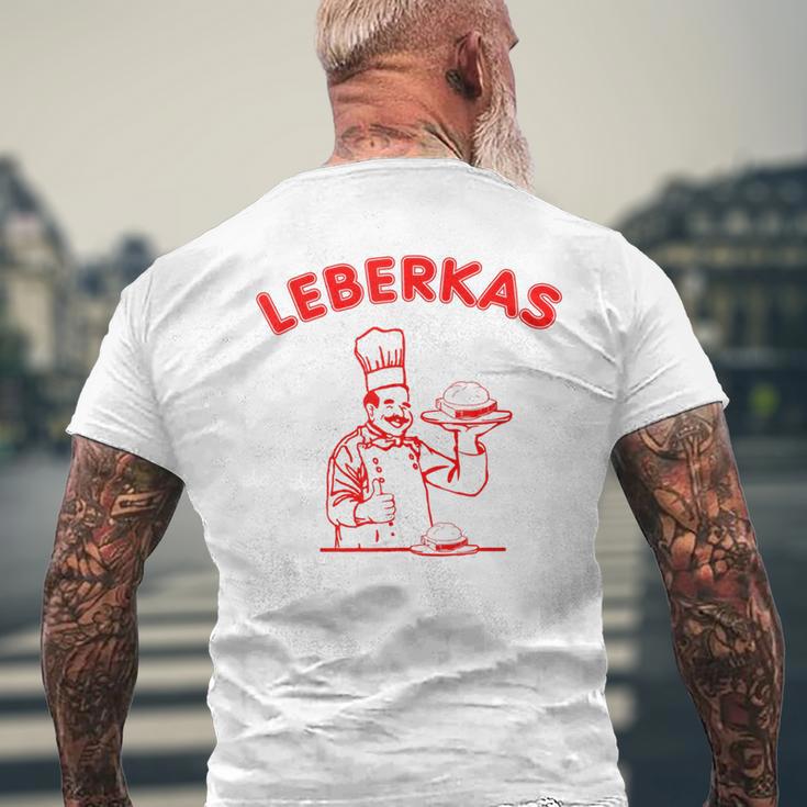 Leberkas s T-Shirt mit Rückendruck Geschenke für alte Männer