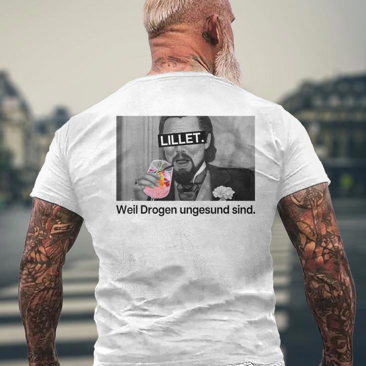 Lillet Weil Drogen Unhealthy Sind X Wildberry Lillet T-Shirt mit Rückendruck Geschenke für alte Männer