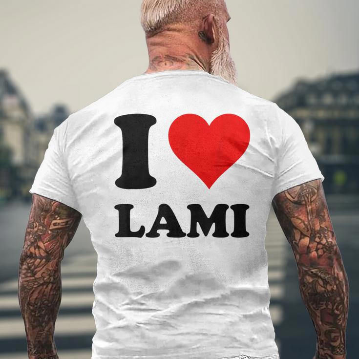 I Love Lami T-Shirt mit Rückendruck Geschenke für alte Männer