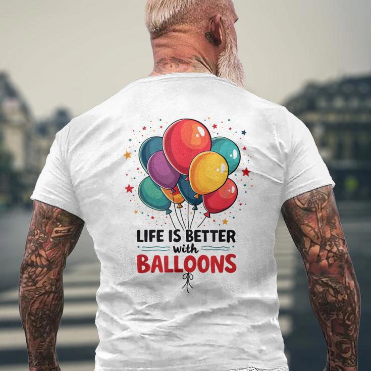 Lustiger Looner Mit Aufschrift „I Love Balloons“ Für Ballonliebhaber T-Shirt mit Rückendruck Geschenke für alte Männer