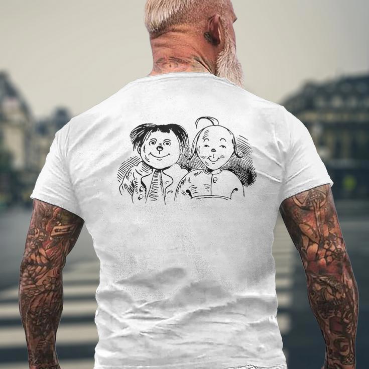 Max And Moritz T-Shirt mit Rückendruck Geschenke für alte Männer