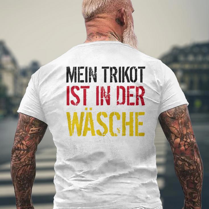 Mein Trikot Ist In Der Wäsche Deutschland Team T-Shirt mit Rückendruck Geschenke für alte Männer