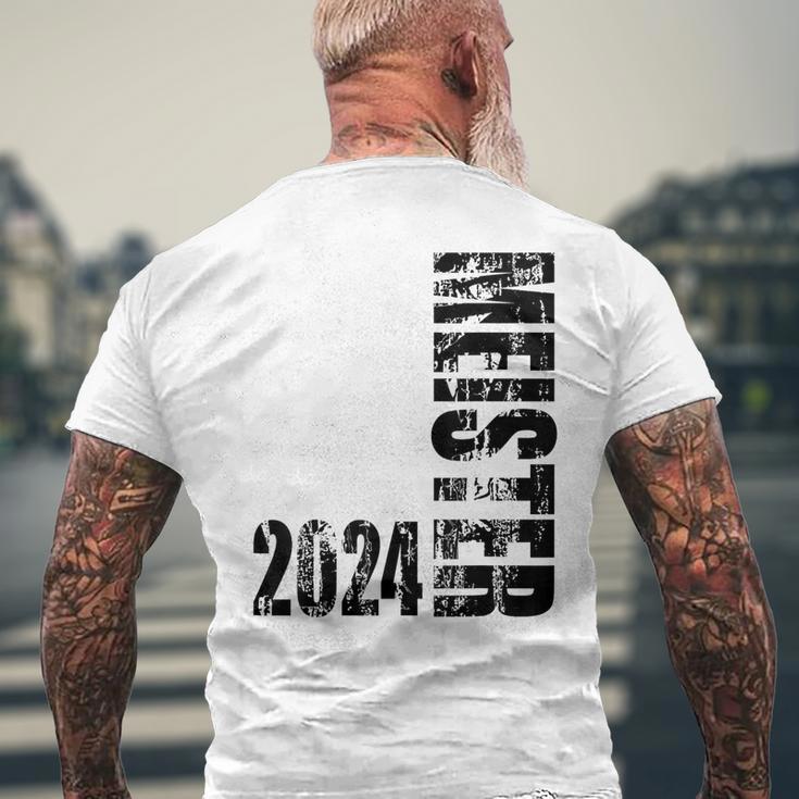 Meister 2024 Aufsteigerintage Motif Team Football Fun T-Shirt mit Rückendruck Geschenke für alte Männer