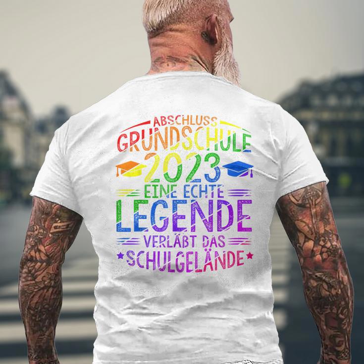 Primary School Legendeerlässt Schulgelände Gbschluss 2023 S T-Shirt mit Rückendruck Geschenke für alte Männer