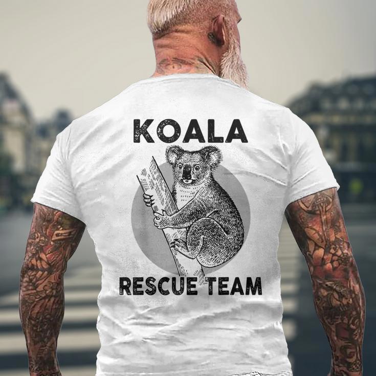 Rettet Den Koalabärintage Animals Outfits Rescue Australia T-Shirt mit Rückendruck Geschenke für alte Männer