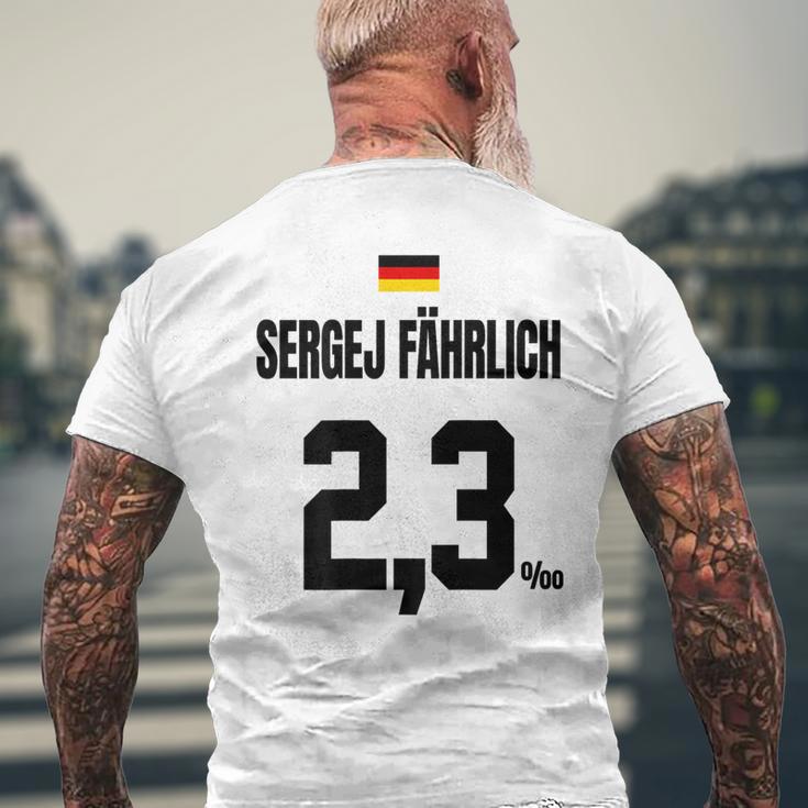 Sergej Fährlich Sauftrikot X Malle Party Trikot Deutschland T-Shirt mit Rückendruck Geschenke für alte Männer