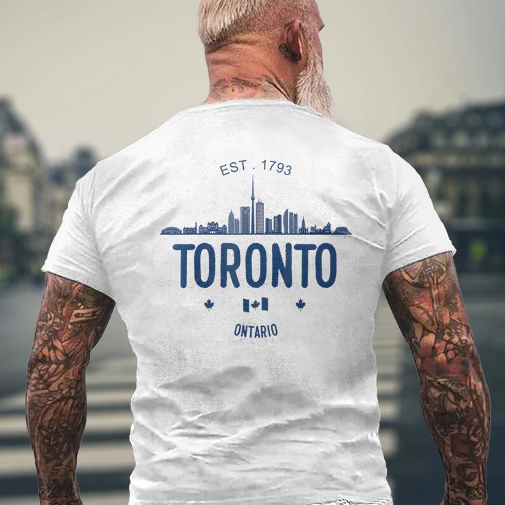 Skyline Toronto Canada T-Shirt mit Rückendruck Geschenke für alte Männer