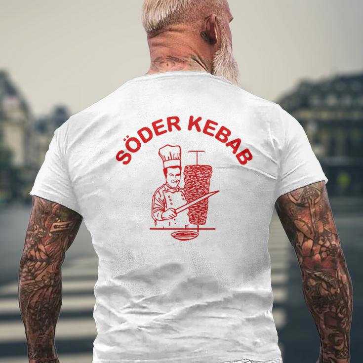 Söder Kebab T-Shirt mit Rückendruck Geschenke für alte Männer