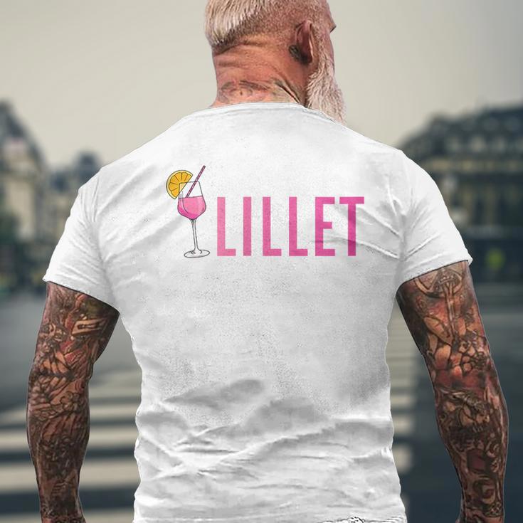 Summer Alcohol Lillet T-Shirt mit Rückendruck Geschenke für alte Männer