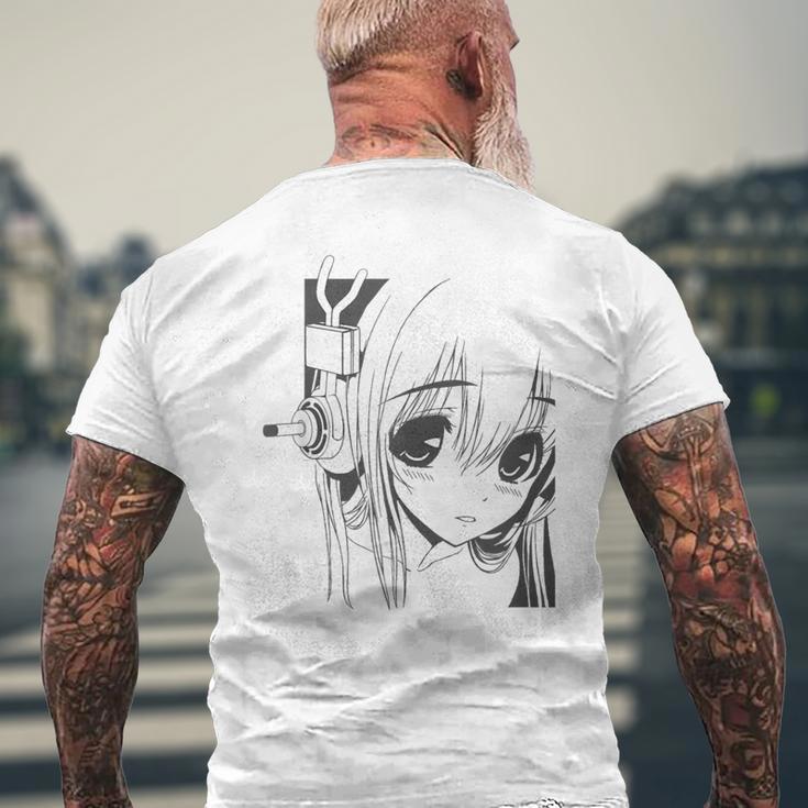 Super Sonico Pink T-Shirt mit Rückendruck Geschenke für alte Männer