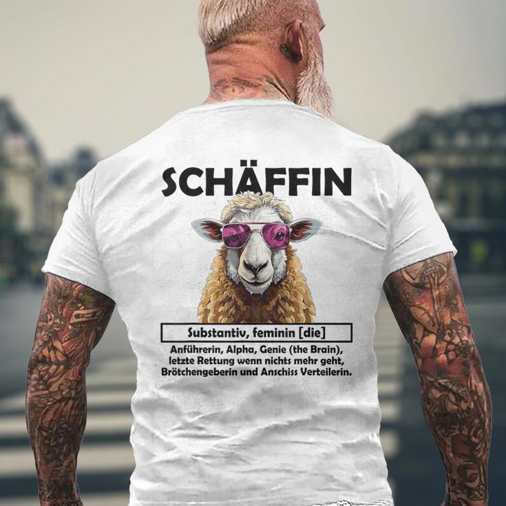 Supervisor Chefin Schäffin Gray T-Shirt mit Rückendruck Geschenke für alte Männer