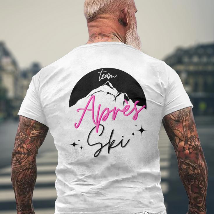 Team Après Ski Apres Ski Apres Ski Holidays Winter Hüttengaudi T-Shirt mit Rückendruck Geschenke für alte Männer