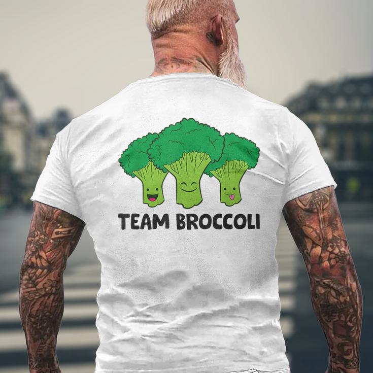 Team Broccolieganegetarian Broccoli T-Shirt mit Rückendruck Geschenke für alte Männer