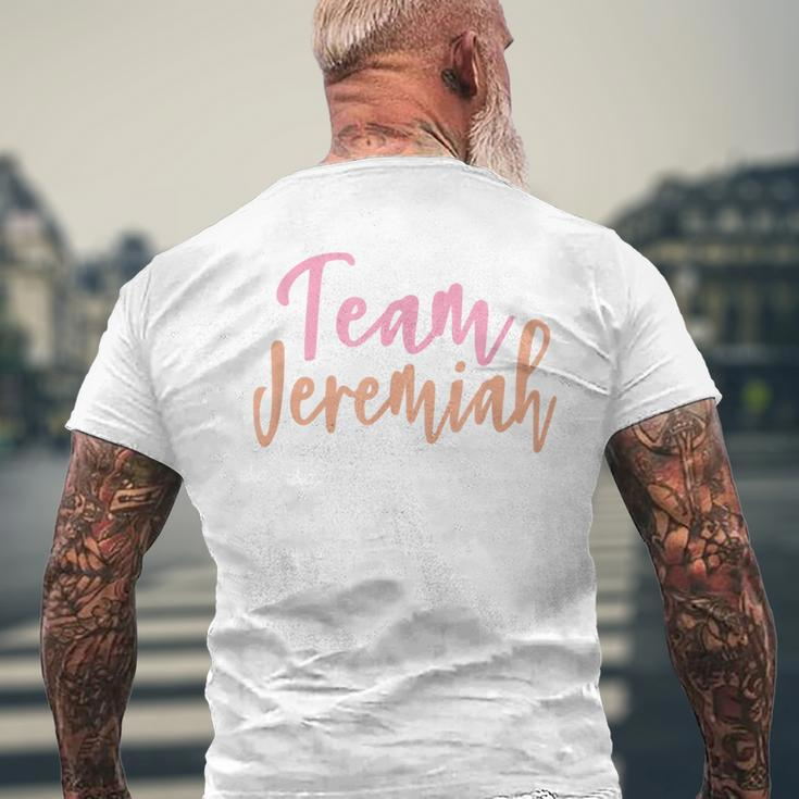 Team Jeremiah T-Shirt mit Rückendruck Geschenke für alte Männer