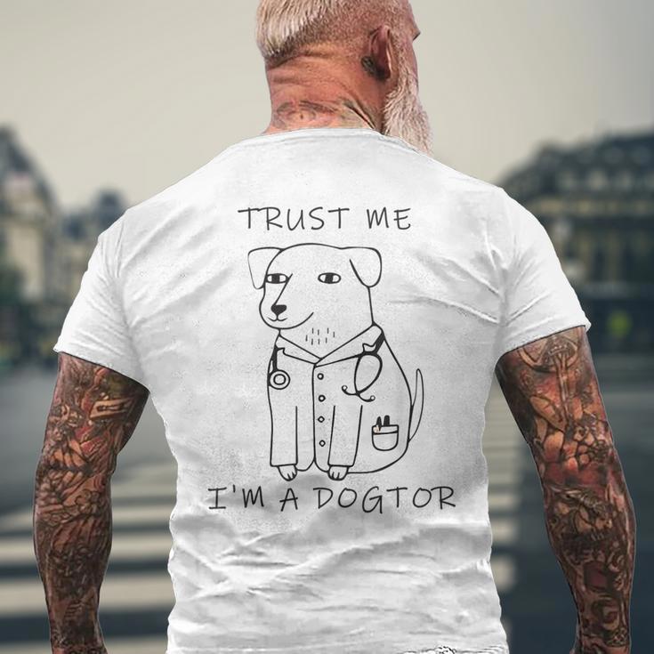 Vertrau Mir Ich Bin Ein Dogtor T-Shirt mit Rückendruck Geschenke für alte Männer