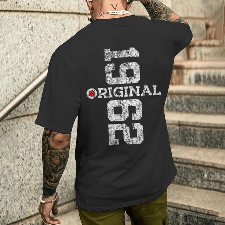 61 Jahre 61 Geburtsttag Original 1962 T-Shirt mit Rückendruck Geschenke für Ihn