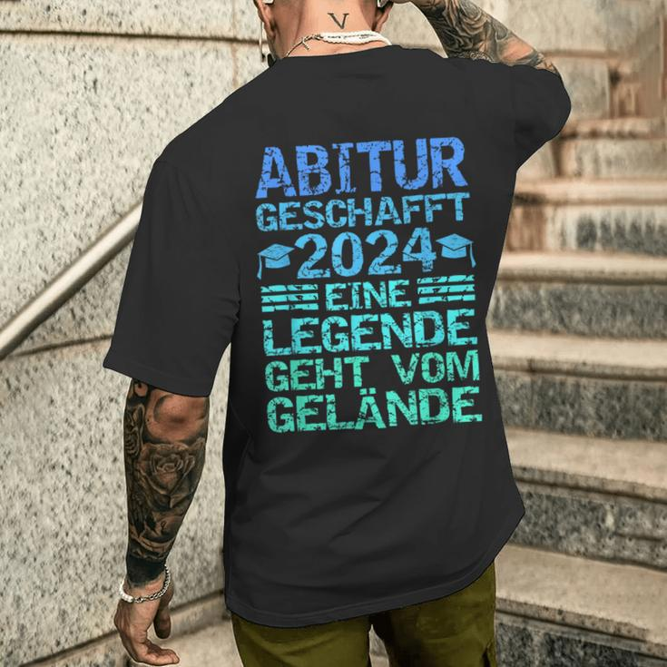 Abitur 2024 Geschafft Abi 24 T-Shirt mit Rückendruck Geschenke für Ihn