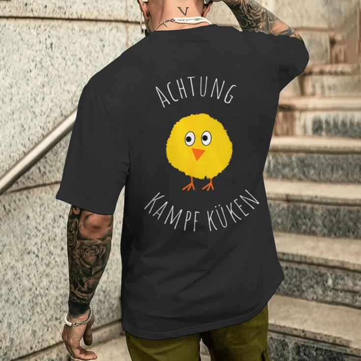 Achtungor Dem Kampfchen T-Shirt mit Rückendruck Geschenke für Ihn