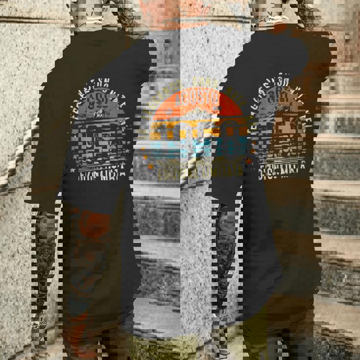 Agosto 1958 Anni 66 Compleanno Uomo Regalo Annata 1958 T-shirt da uomo con stampa posteriore Regalos para él