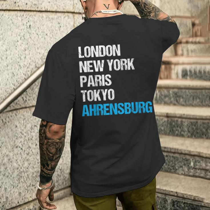 Ahrensburg Ahrensburg Souvenir T-Shirt mit Rückendruck Geschenke für Ihn