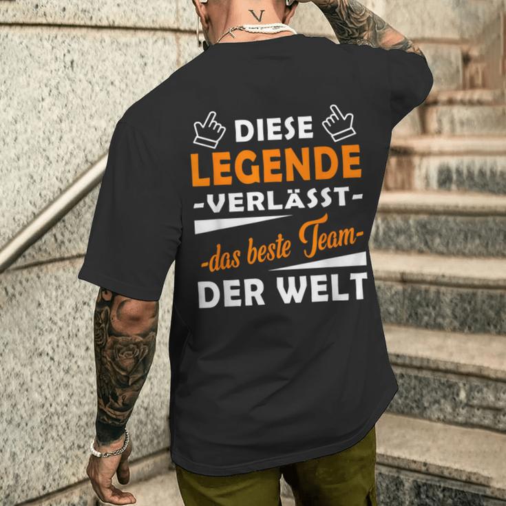 Alles Gute Im Neue Job T-Shirt mit Rückendruck Geschenke für Ihn