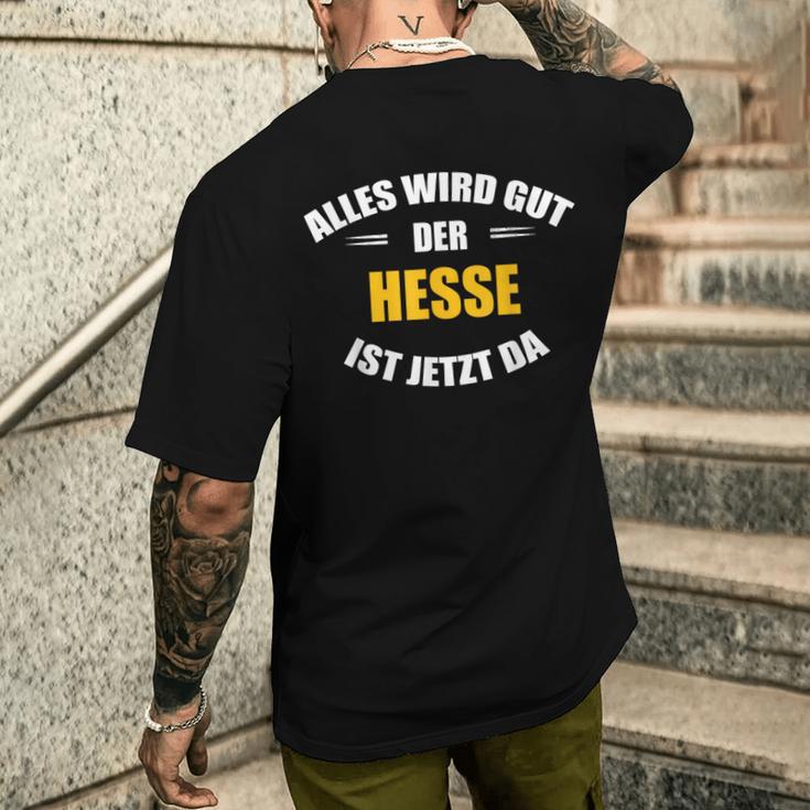 Alles Wird Gut Der Hesse Ist Jetzt Da S T-Shirt mit Rückendruck Geschenke für Ihn