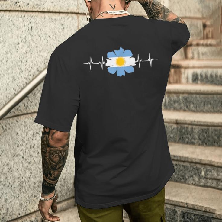 Argentina Flag T-Shirt mit Rückendruck Geschenke für Ihn