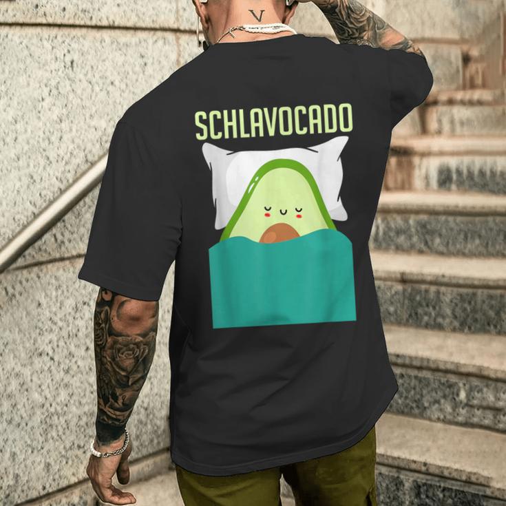 Avocado Pyjamas Sleep T-Shirt mit Rückendruck Geschenke für Ihn