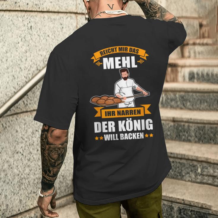 Bäckermeister T-Shirt mit Rückendruck Geschenke für Ihn