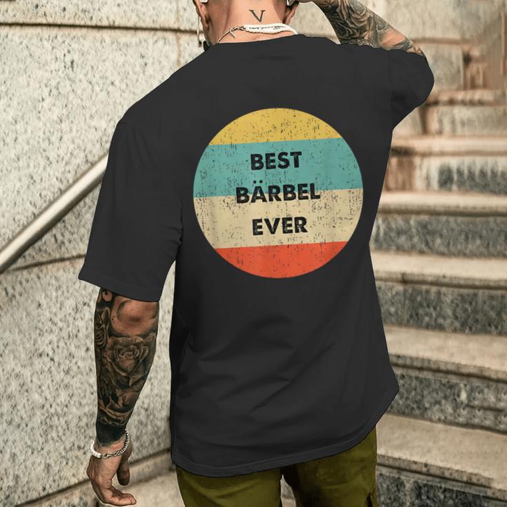 Bärbel First Name T-Shirt mit Rückendruck Geschenke für Ihn