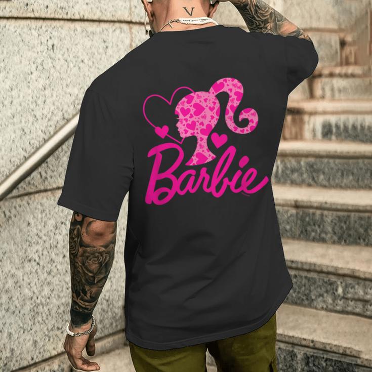 Barbie Heart Logo T-Shirt mit Rückendruck Geschenke für Ihn