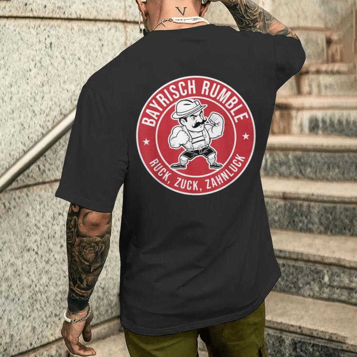 Bayrik Rubble Ruck Zuck Zahnluck X Grantler Oktoberfest T-Shirt mit Rückendruck Geschenke für Ihn