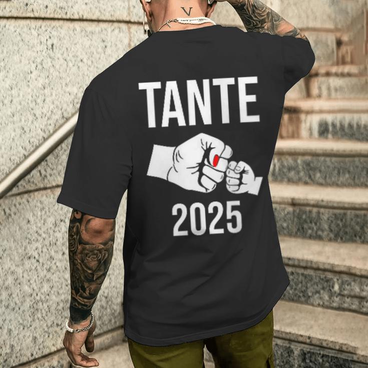 Befördert Zur Tante 2025 Ich Werde Tante 2025 Tante 2025 T-Shirt mit Rückendruck Geschenke für Ihn