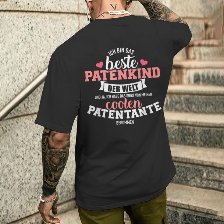 Beste Patenkind T-Shirt mit Rückendruck Geschenke für Ihn