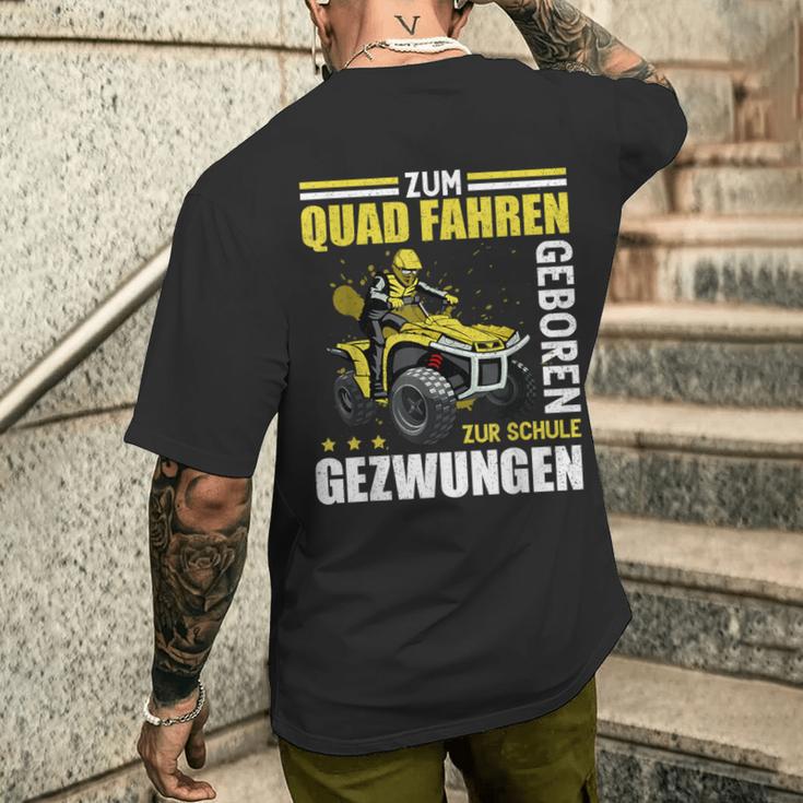 Bike Atv Zum Quad Fahrenben T-Shirt mit Rückendruck Geschenke für Ihn