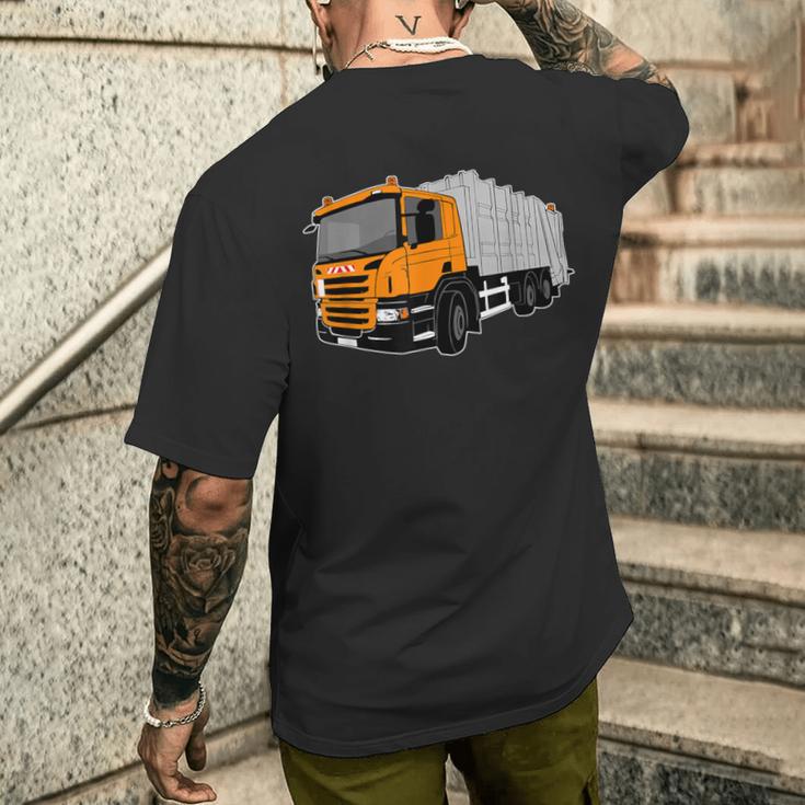 Bin Truck T-Shirt mit Rückendruck Geschenke für Ihn