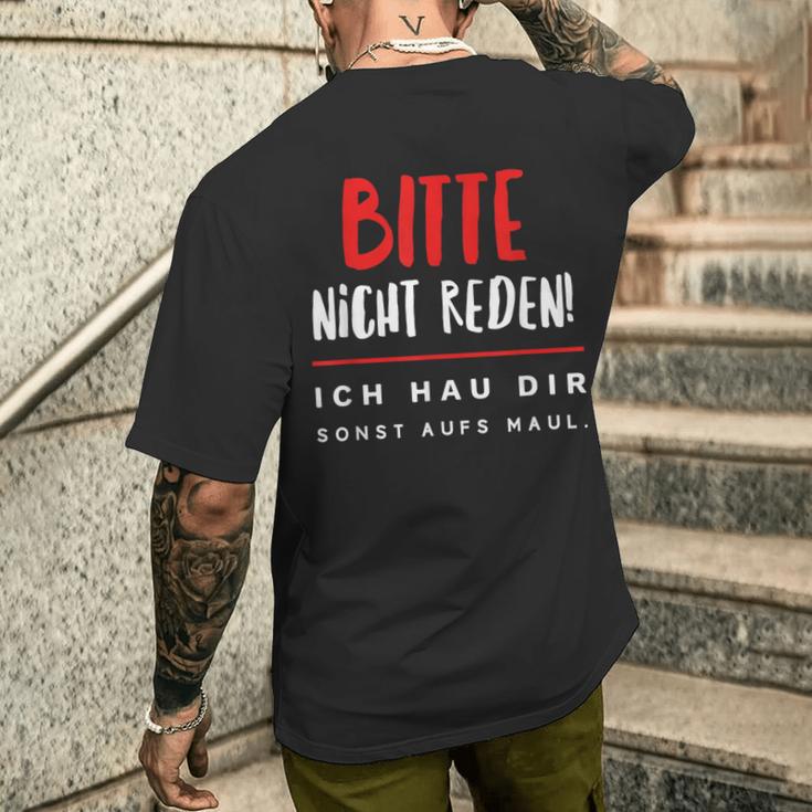 Bitte Nicht Rreden Ich Star O S T-Shirt mit Rückendruck Geschenke für Ihn