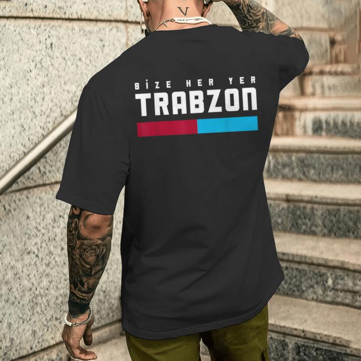 Bize Her Yer Trabzon S T-Shirt mit Rückendruck Geschenke für Ihn